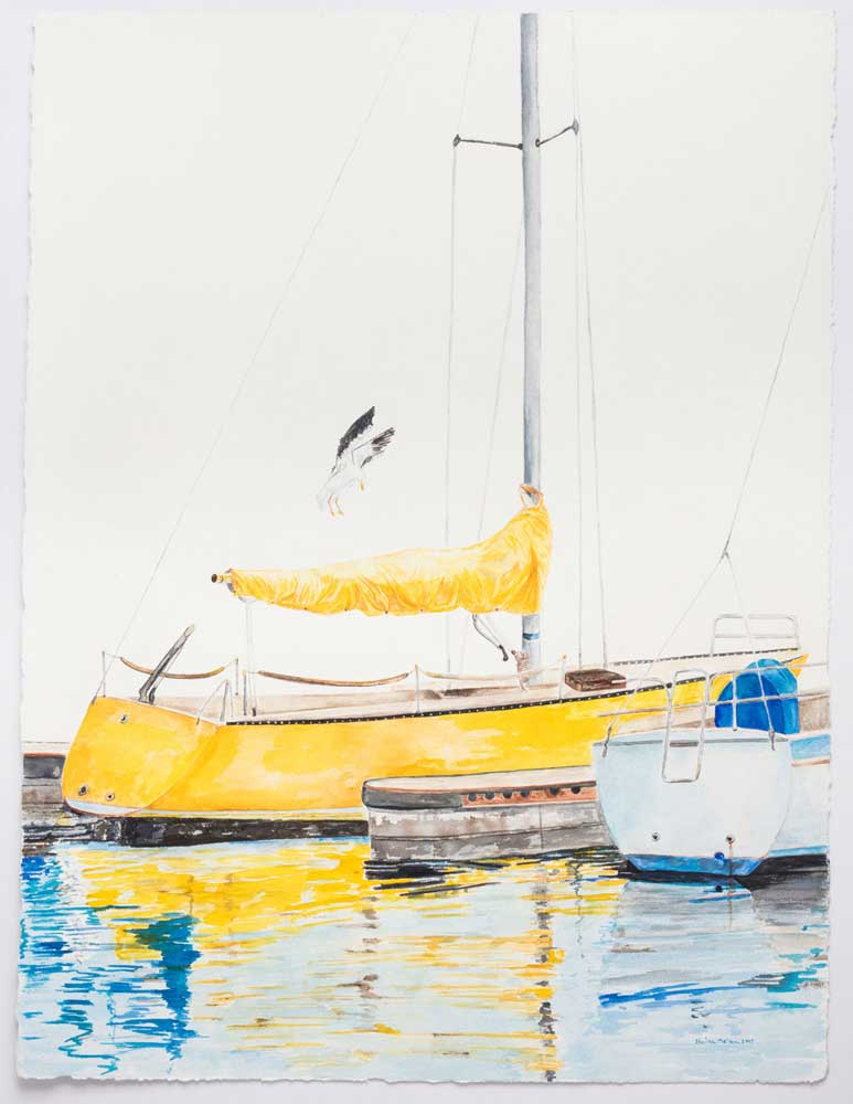 Yellow Sailboat